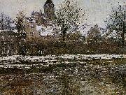 Claude Monet Effet de neige a Vetheul Spain oil painting artist